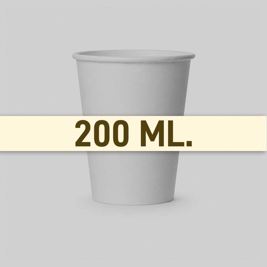 200 ML Single Wall White Paper Cup – Eco-Friendly Water Cup