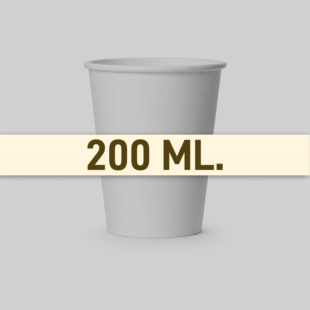 200 ML Single Wall White Paper Cup – Eco-Friendly Water Cup