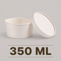 350 ML Round Paper Tub Container with Lid – Eco-Friendly Food Packaging Tub