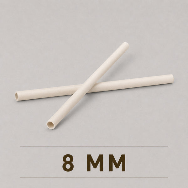 8 Inch 8 MM Paper Straw – Eco-Friendly Drinking Straw for Beverages