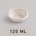 120 ML Bagasse Bowl – Eco-Friendly Compostable Dessert Bowl
