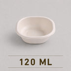 120 ML Bagasse Bowl – Eco-Friendly Compostable Dessert Bowl