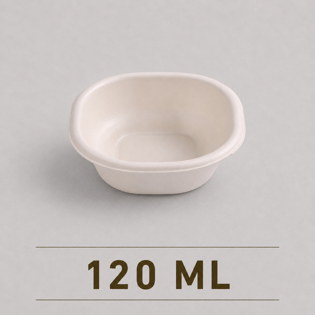 120 ML Bagasse Bowl – Eco-Friendly Compostable Dessert Bowl