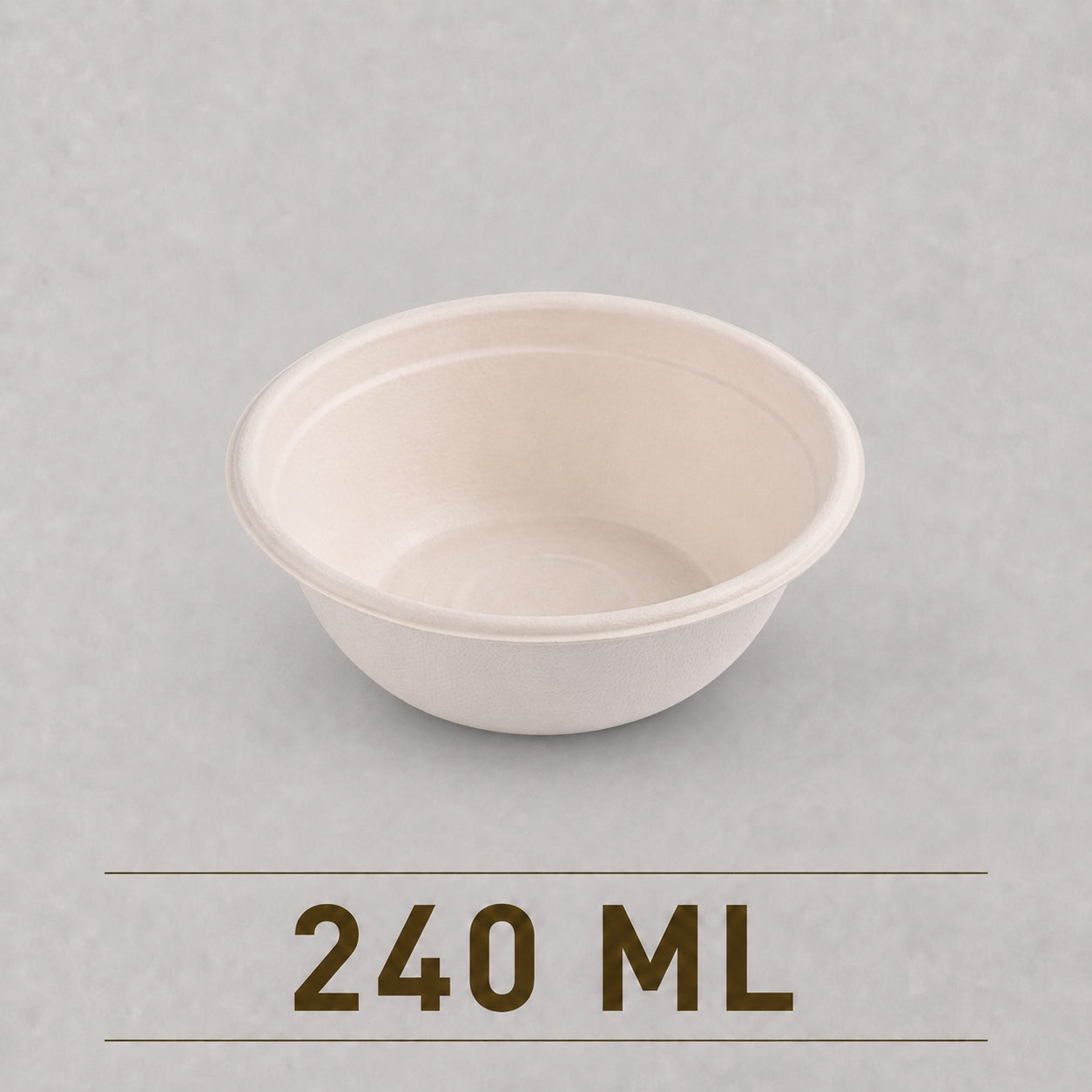 240 ML Bagasse Bowl – Heavy Duty Compostable Food Bowl