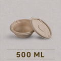 500 ML Meal Bowl with Lid – Eco-Friendly Food Bowl for Takeaway