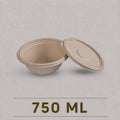 750 ML Meal Bowl with Lid – Eco-Friendly Meal Bowl for Delivery & Packing