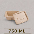 750 ML Meal Box with Lid – Eco-Friendly Lunch Packing Box