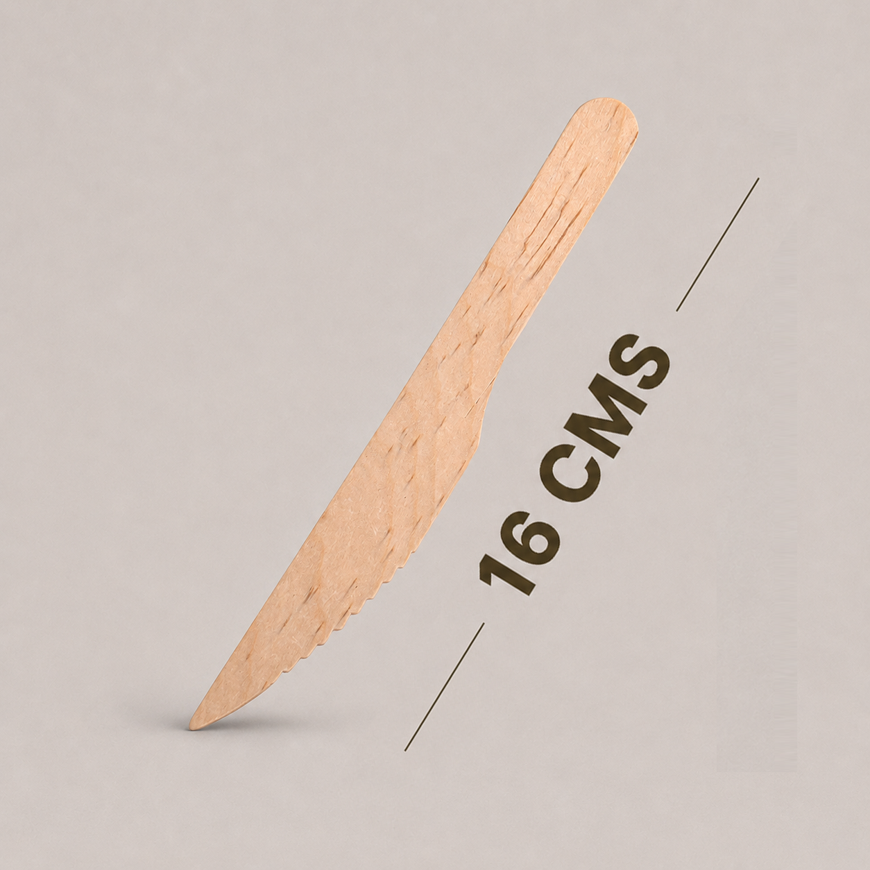 16 CM Wooden Knife – Eco-Friendly Cutlery for Parties & Takeaways