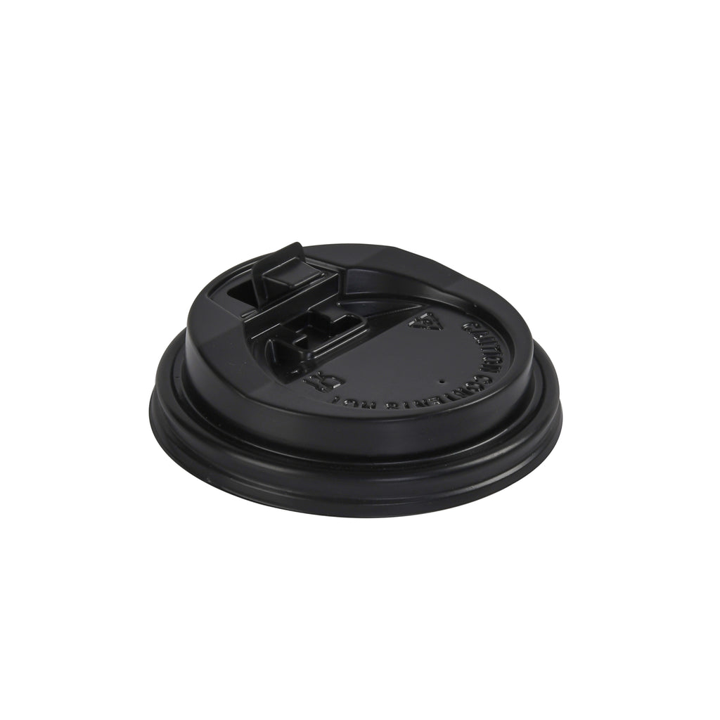 80 MM Black PET Coffee Lid – Lid for 240 ML/250 ML Paper Cup