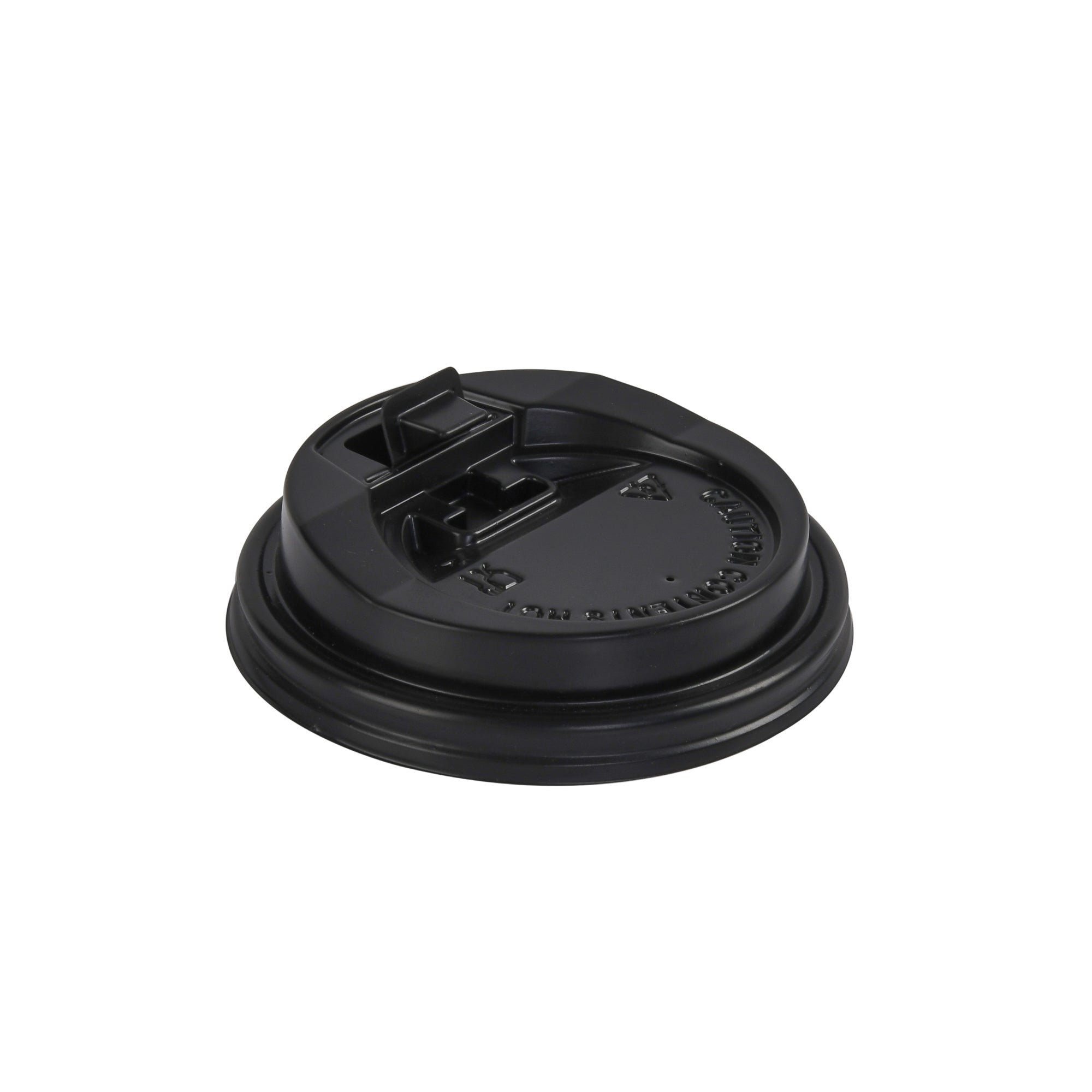 80 MM Black PET Coffee Lid – Lid for 240 ML/250 ML Paper Cup