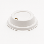 80 MM Bagasse Sipper Lid – Lid for 240 ML/250 ML Paper Cup
