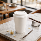 80 MM Bagasse Sipper Lid – Lid for 240 ML/250 ML Paper Cup