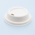 80 MM Bagasse Sipper Lid – Lid for 240 ML/250 ML Paper Cup