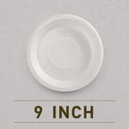 9 Inch Round Bagasse Plate – Eco-Friendly Compostable Dinner Plate