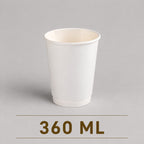 360 ML Double Wall Paper Coffee Cup – Insulated Eco-Friendly Cup for Tea & Coffee
