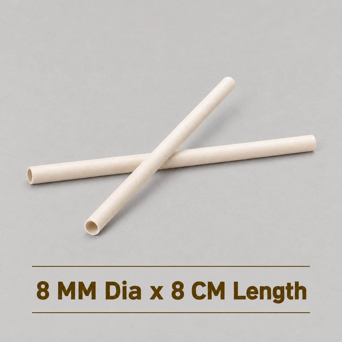 8 Inch 8 MM Paper Straw – Eco-Friendly Drinking Straw for Beverages