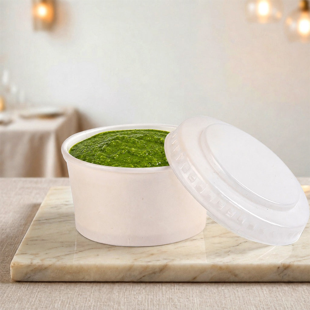 40 ML Dip Container with PET Lid – Eco-Friendly Sauce & Chutney Cup
