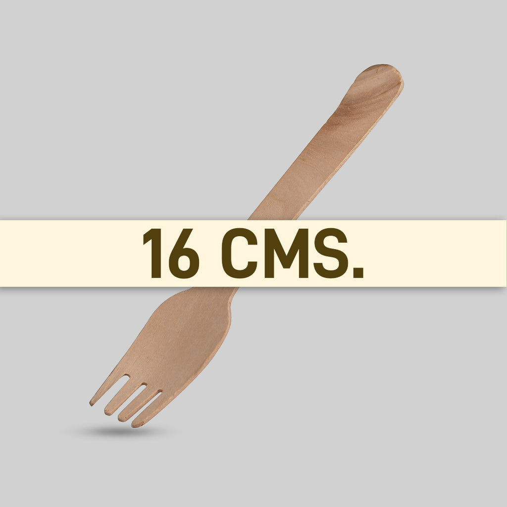 Cutlery Fork Wooden 16 CMS Size