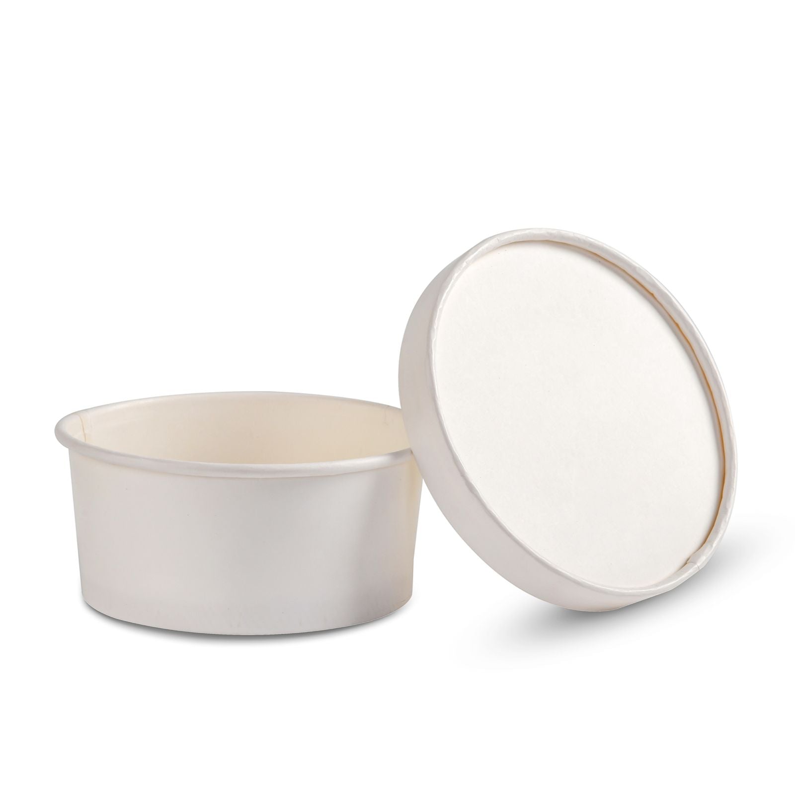 250 ML Round Paper Tub Container with Lid – Eco-Friendly Snack & Dessert Tub