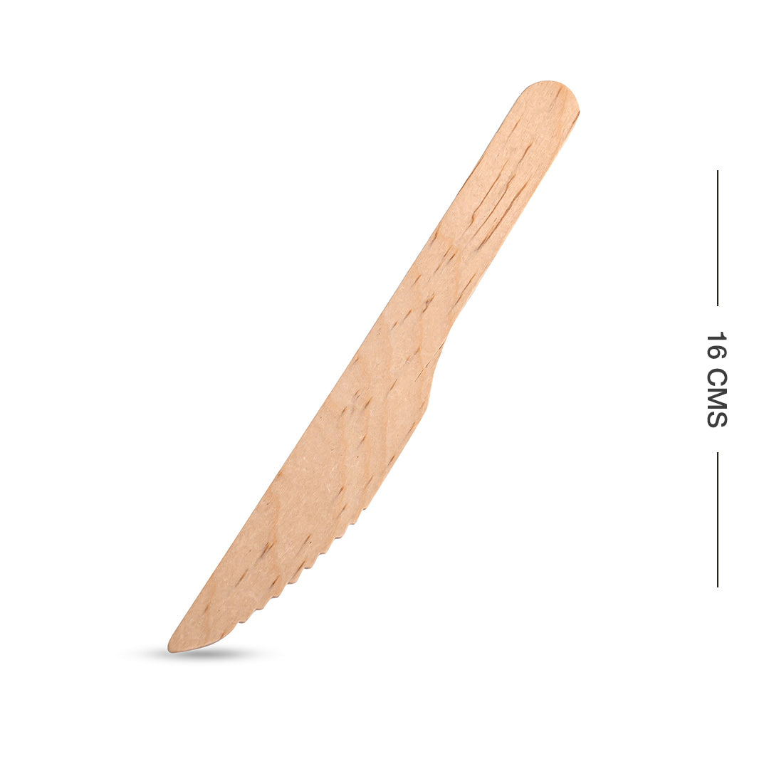 Cutlery Knife Wooden 16 CMS