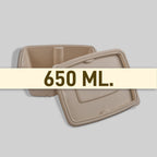 Container 650 ML Meal Box Size