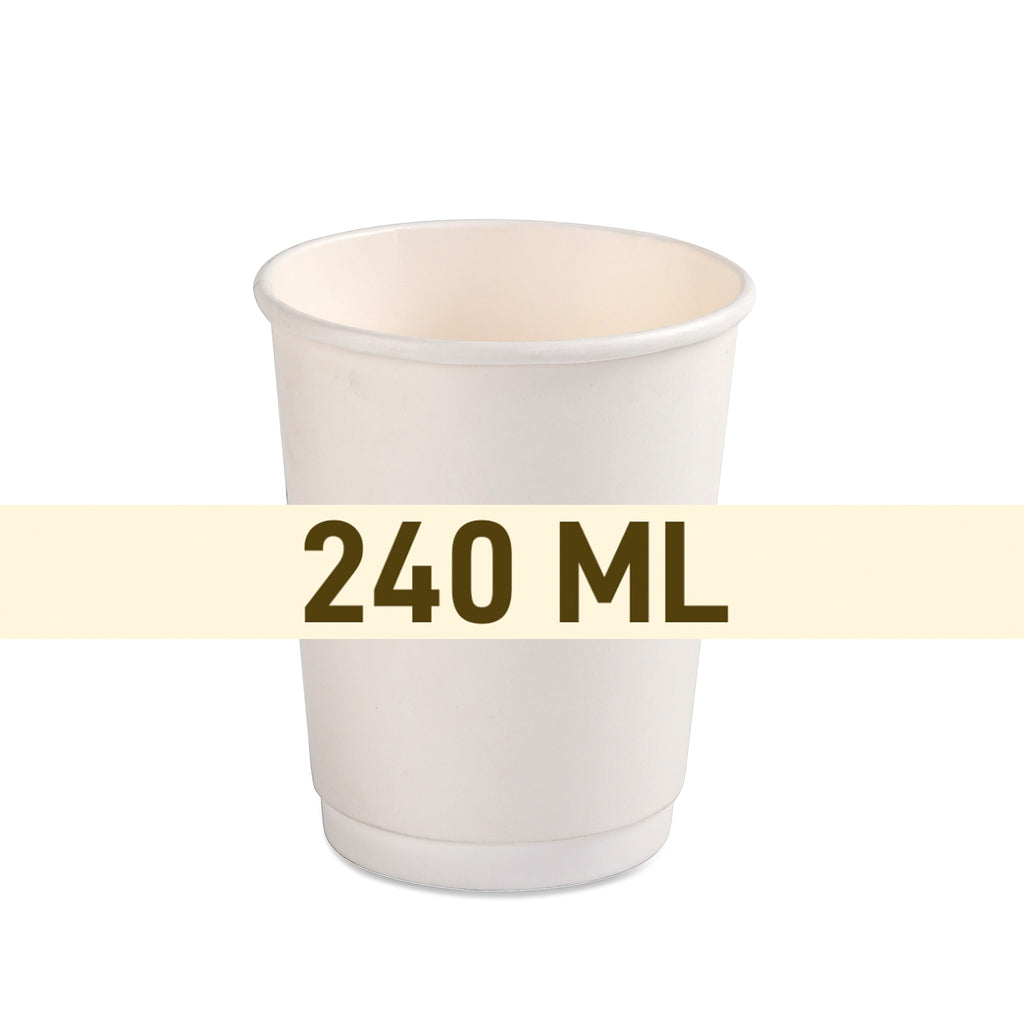 Cup Paper 240 ML Double Wall Kraft Size 1