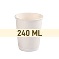 Cup Paper 240 ML Double Wall Kraft Size 1