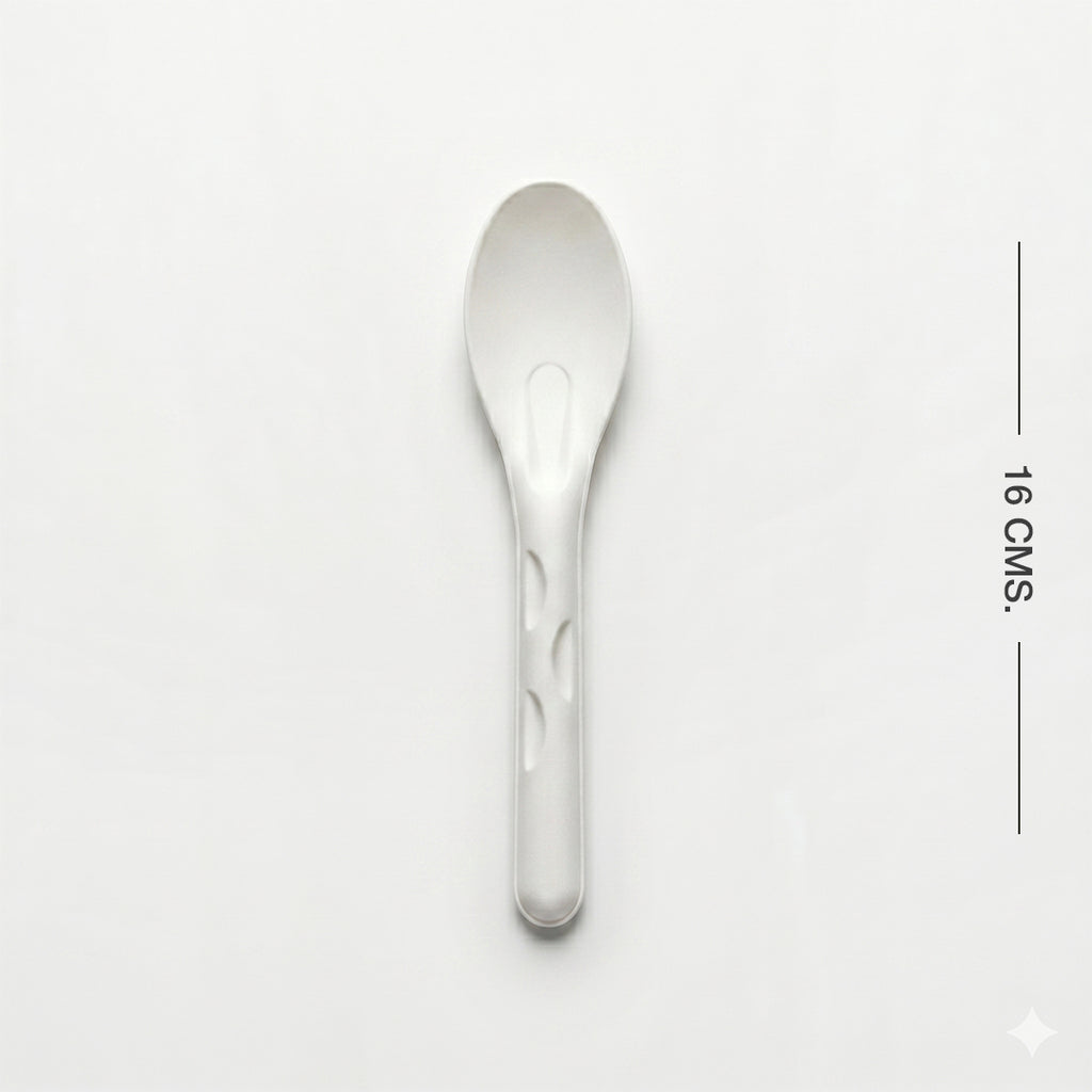 Bagasse Soup Spoon 3