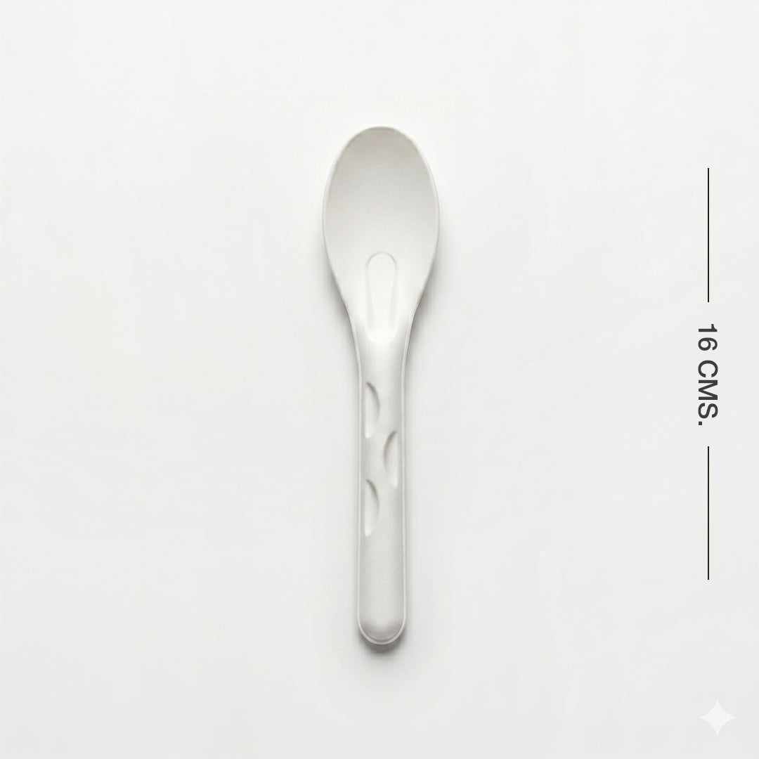 Bagasse Soup Spoon 3