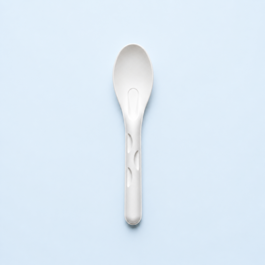 Bagasse Soup Spoon 4
