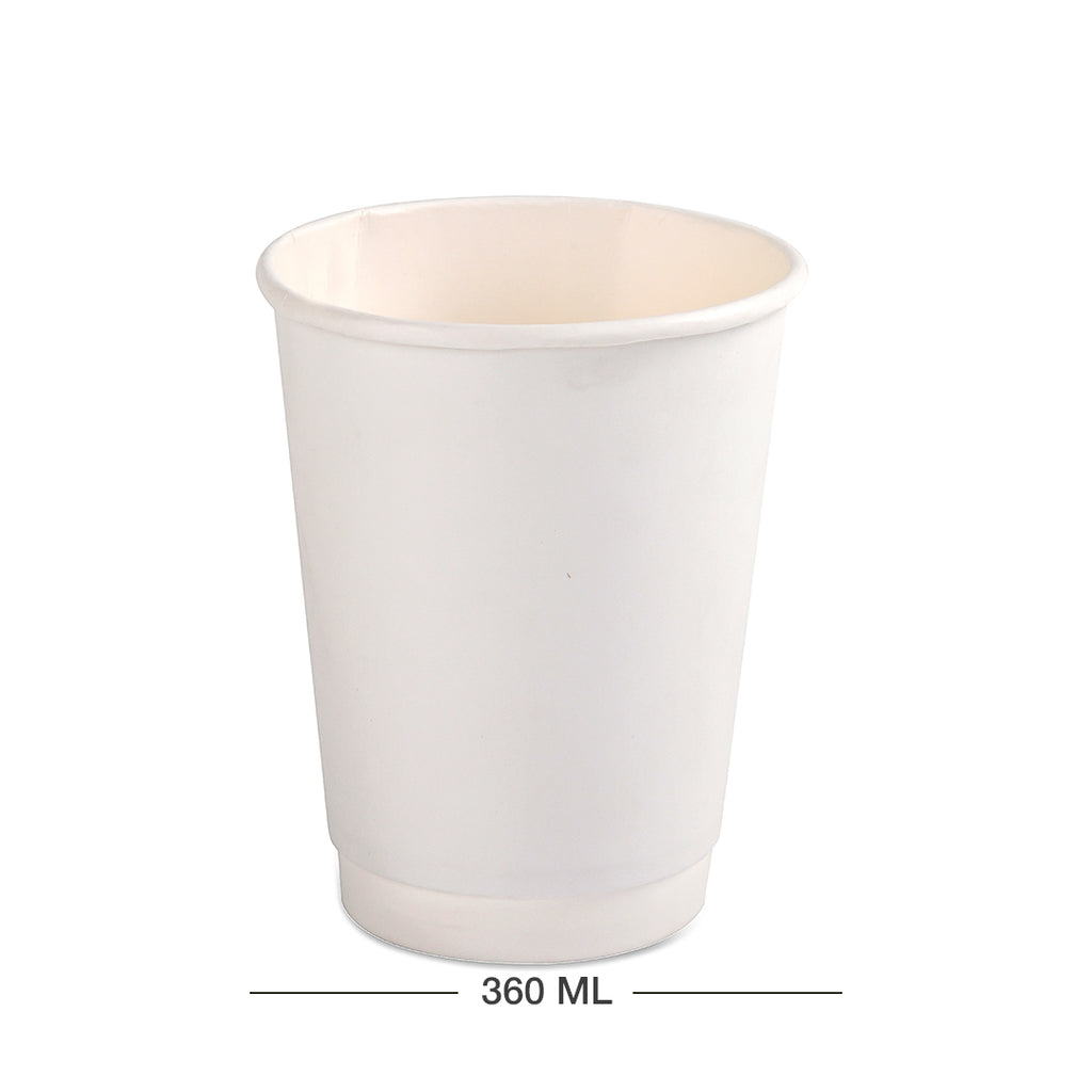Cup Paper 360 ML Double Wall White (1)