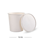 750 ml paper tub container 1