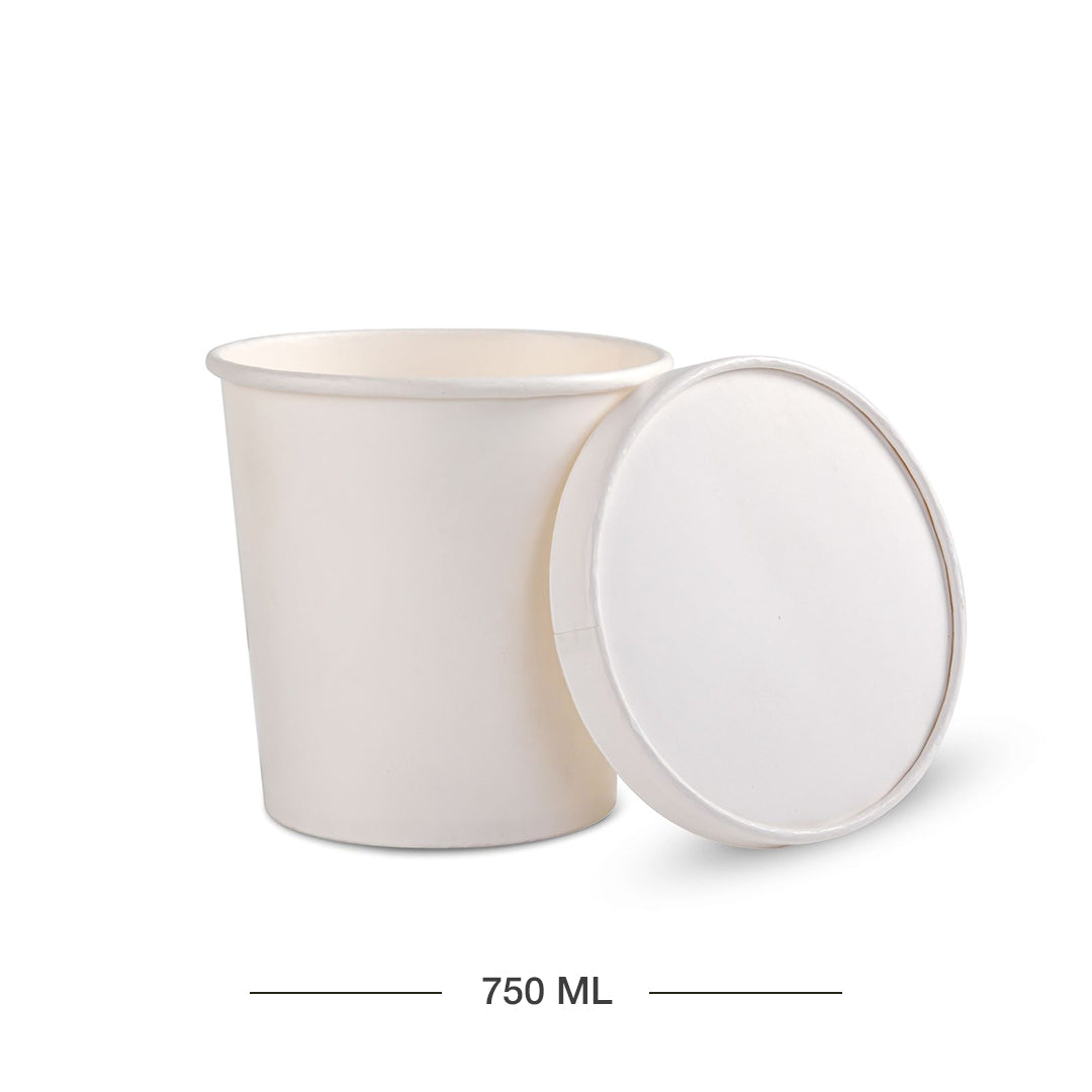 750 ml paper tub container 1