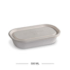 Container Oval 500 ML with Lid (1)