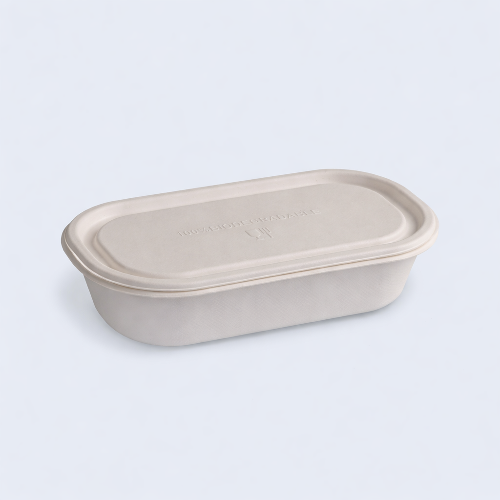Container Oval 500 ML with Lid 2