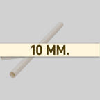 10 MM Paper Straw White