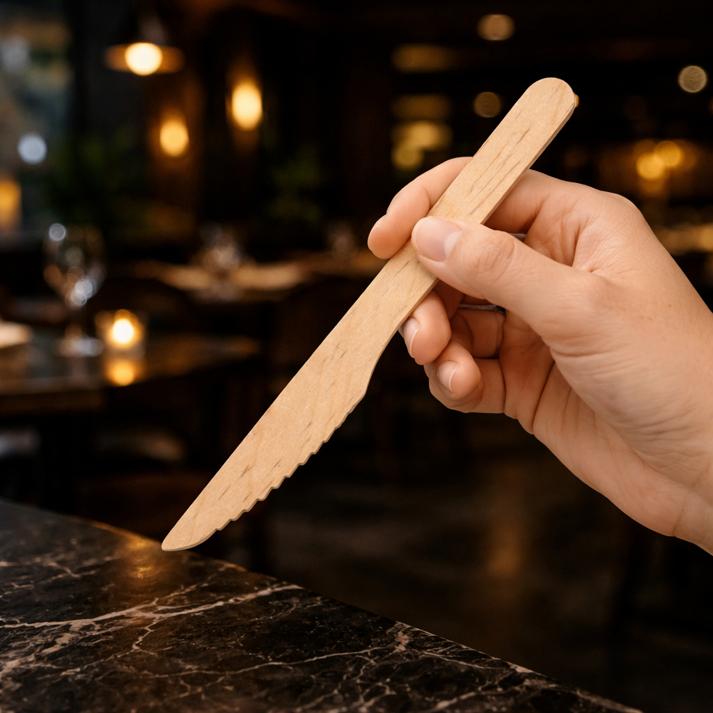 Cutlery Knife Wooden 16 CMS