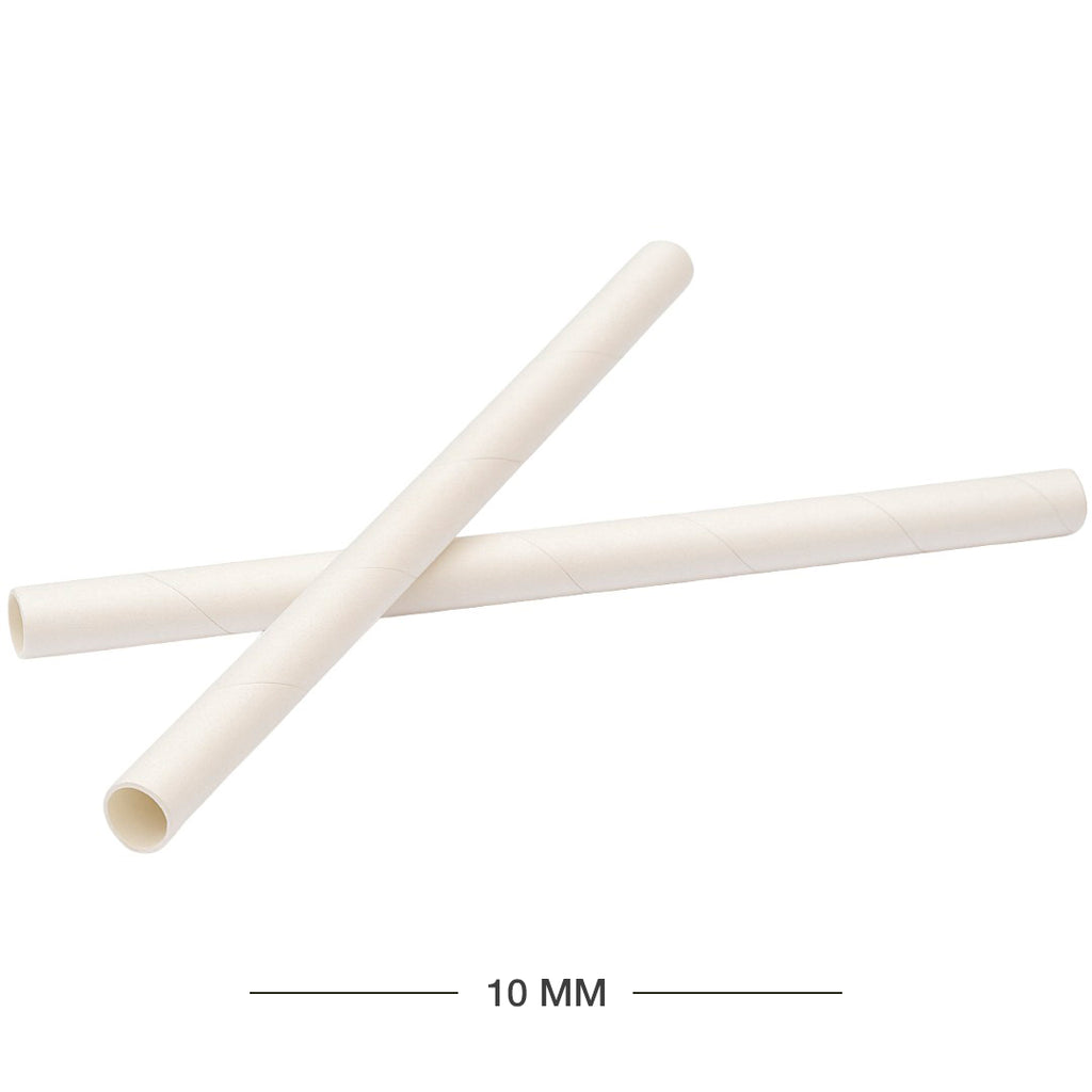 10 MM Paper Straw White 2
