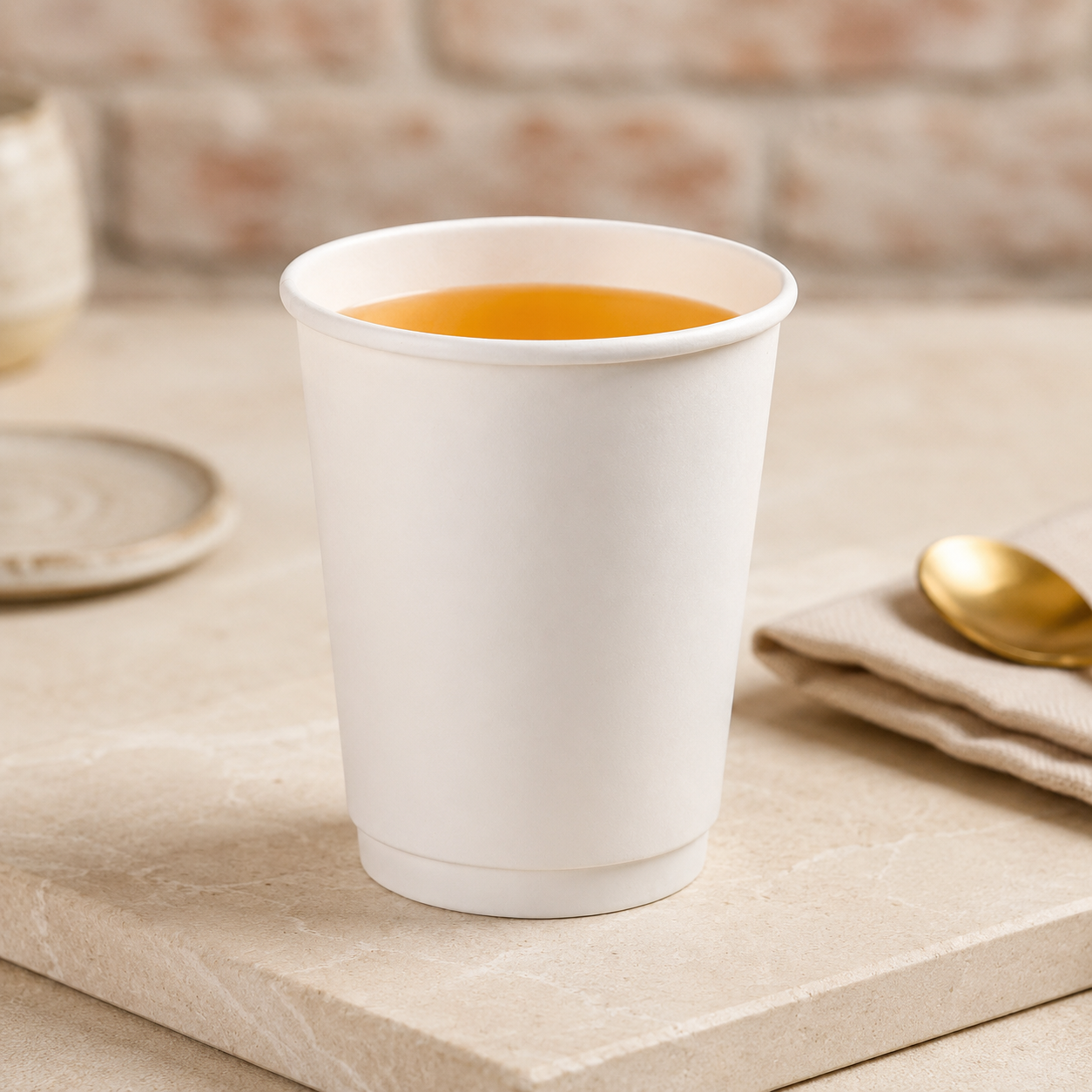 Cup Paper 240 ML Double Wall Kraft Size