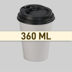Cup Paper 360 ML Single Wall With lid Size