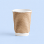 150 ML Ripple Wall Kraft Tea Cup – Eco-Friendly Paper Cup for Hot Drinks
